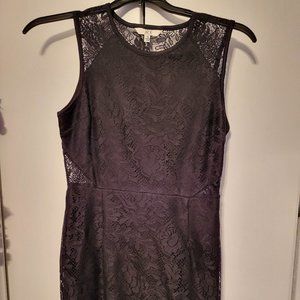 Black lace dress